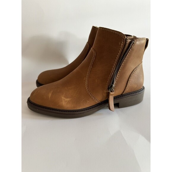 NEW Cougar HARLEY Booties Women Brown Size 6 Waterproof Leather $149 Retail - Picture 5 of 6